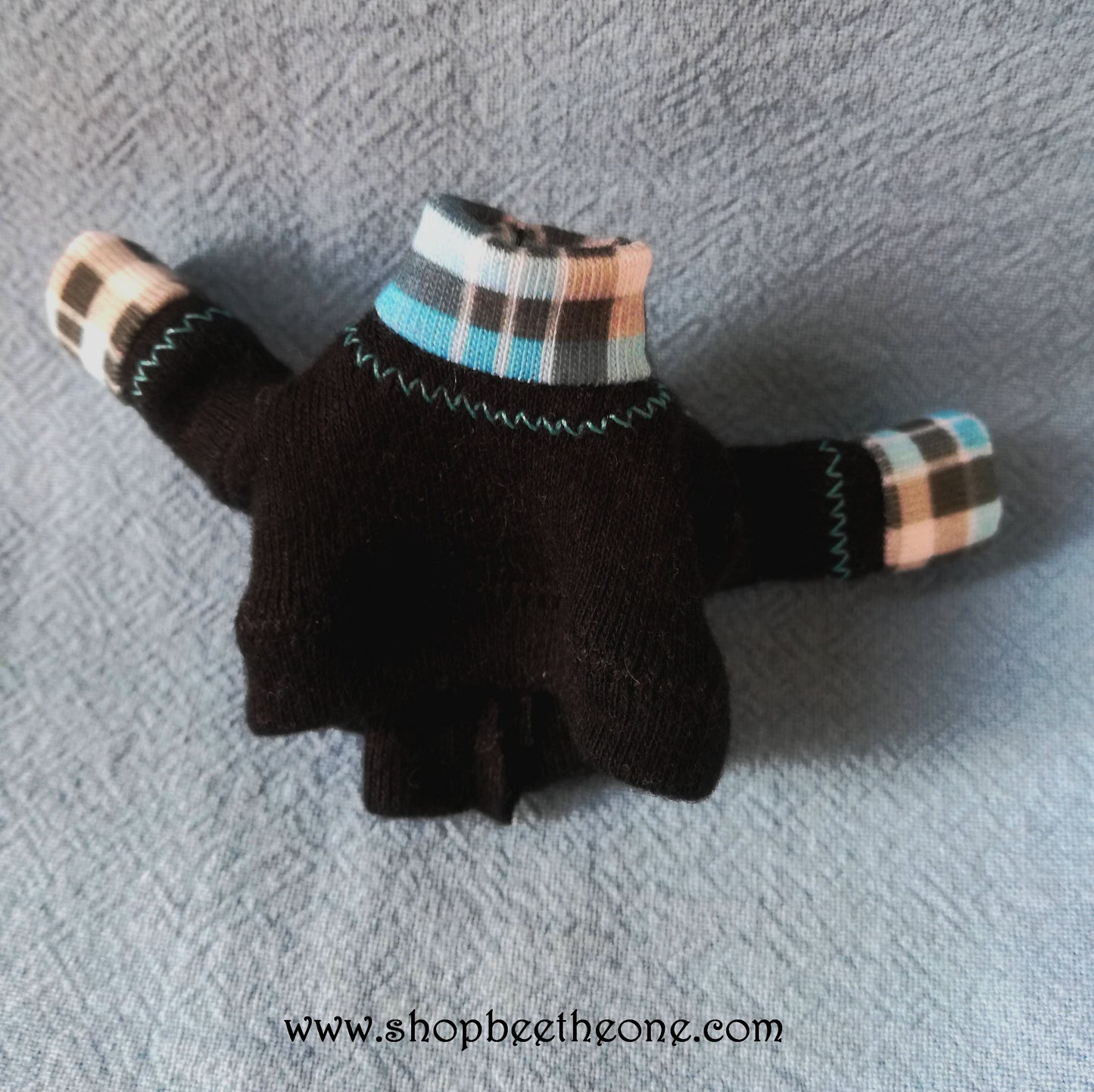 T-shirt manches courtes à revers tartan pour poupées L.O.L Surprise! O.M.G - 4 coloris - par Bee the One - Collection Basics