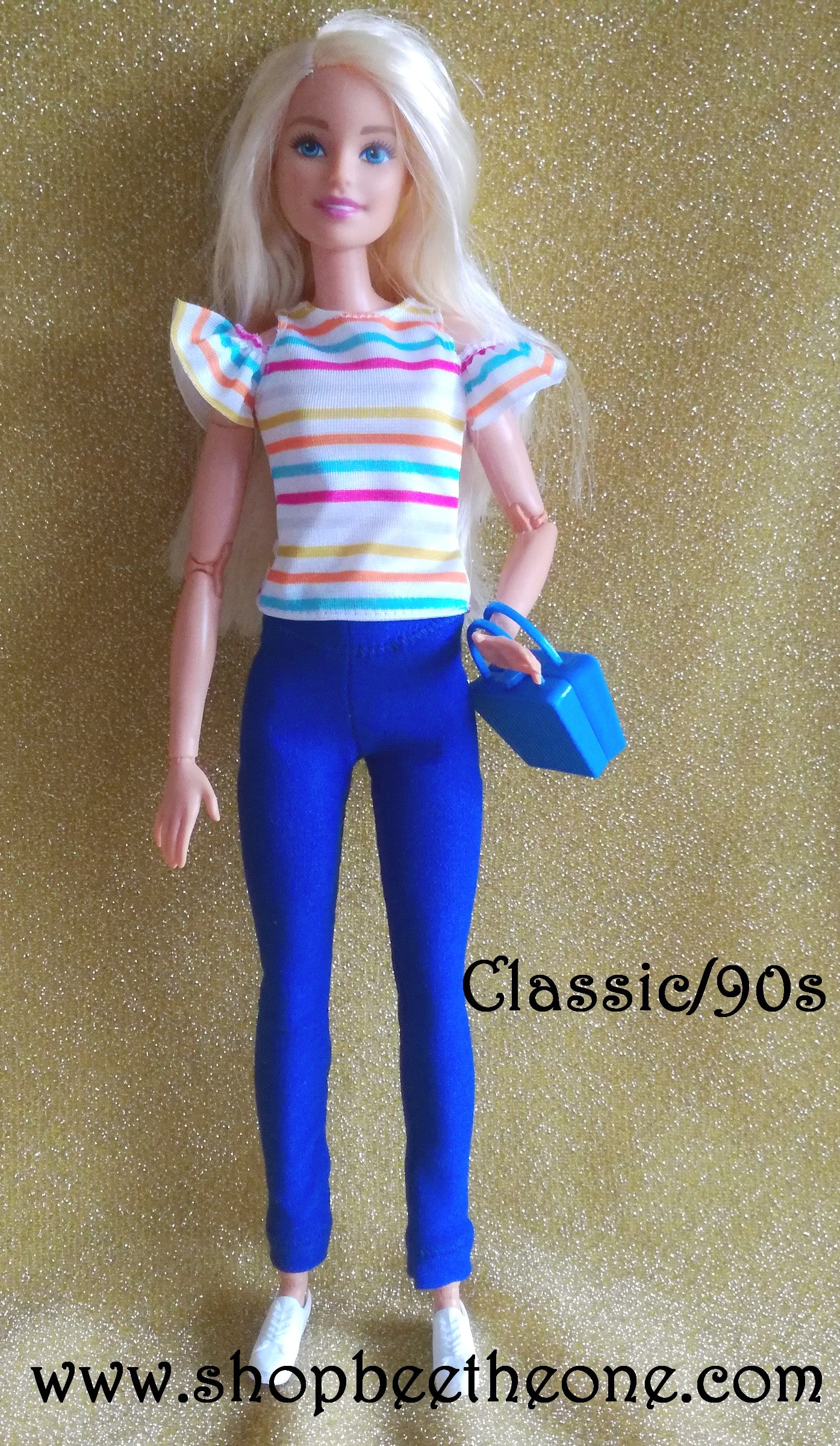 Pantalon collant leggings long pour poupées Barbie - 9 couleurs - 4 tailles - Collection Basics - par Bee the One