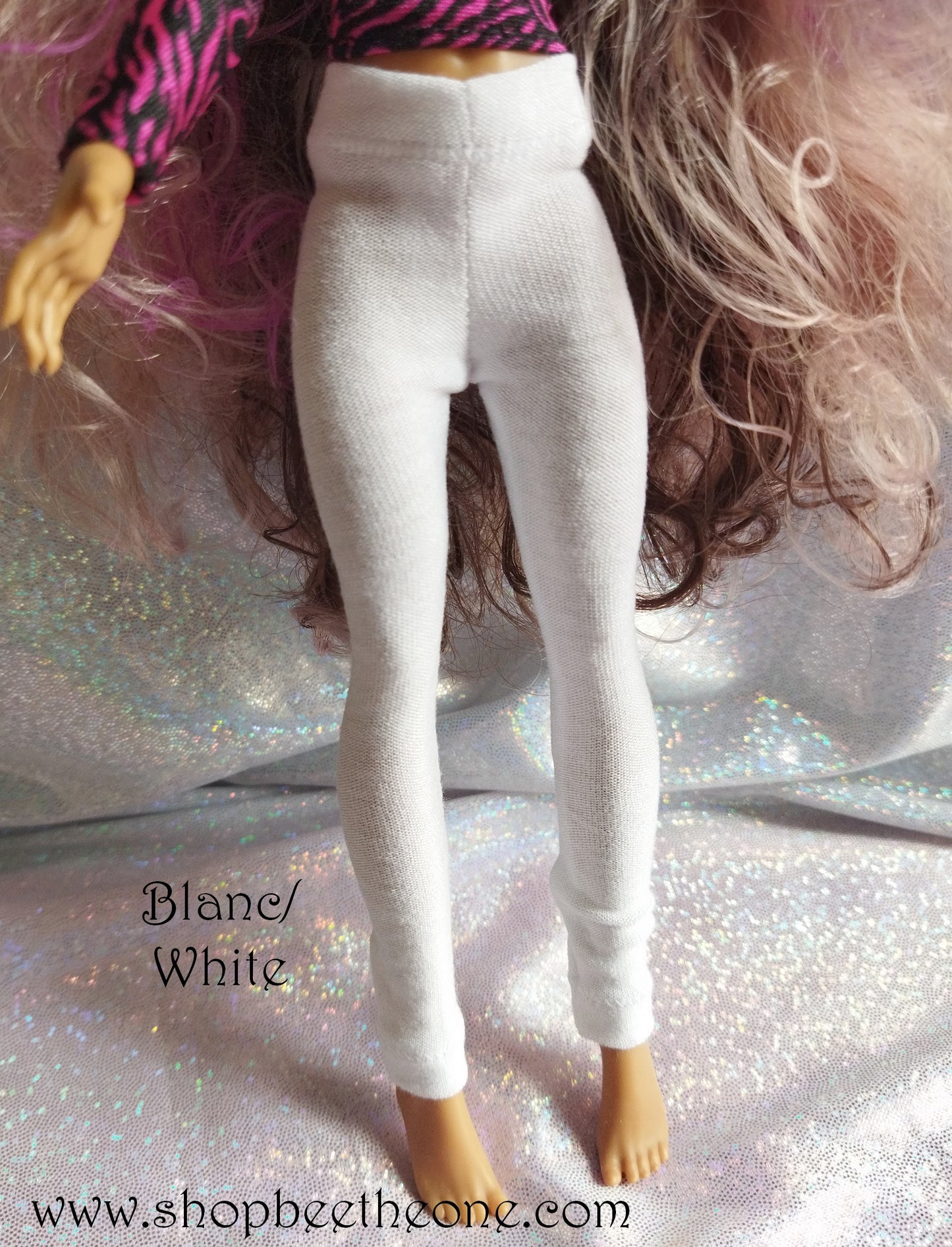 Pantalon collant leggings pour poupées Monster High - 6 tailles - 9 coloris - Collection Basics - par Bee the One