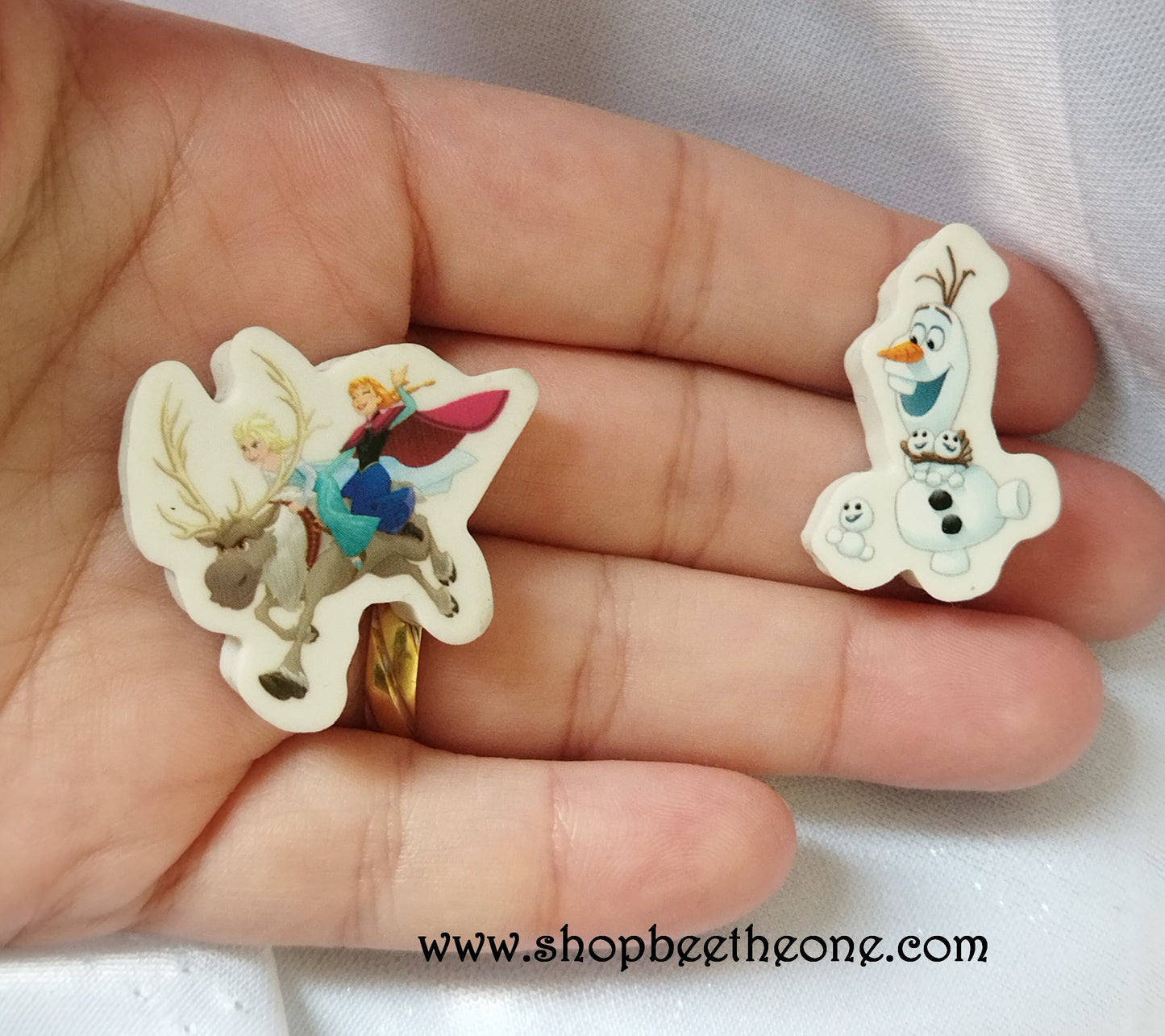Lot de 2 Mini gommes à effacer La Reine des Neiges