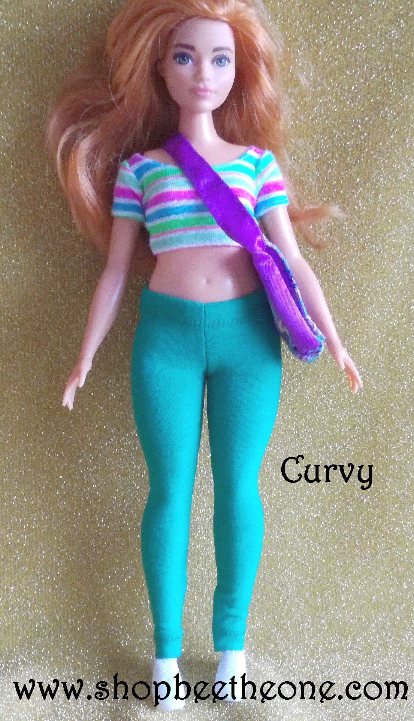 Pantalon collant leggings long pour poupées Barbie - 9 couleurs - 4 tailles - Collection Basics - par Bee the One