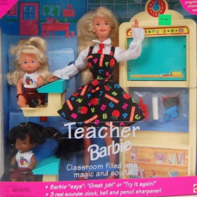 Barbie Maîtresse d'école (Teacher) - Bébé écolier - Mattel 1995 - Poupée - Vêtement
