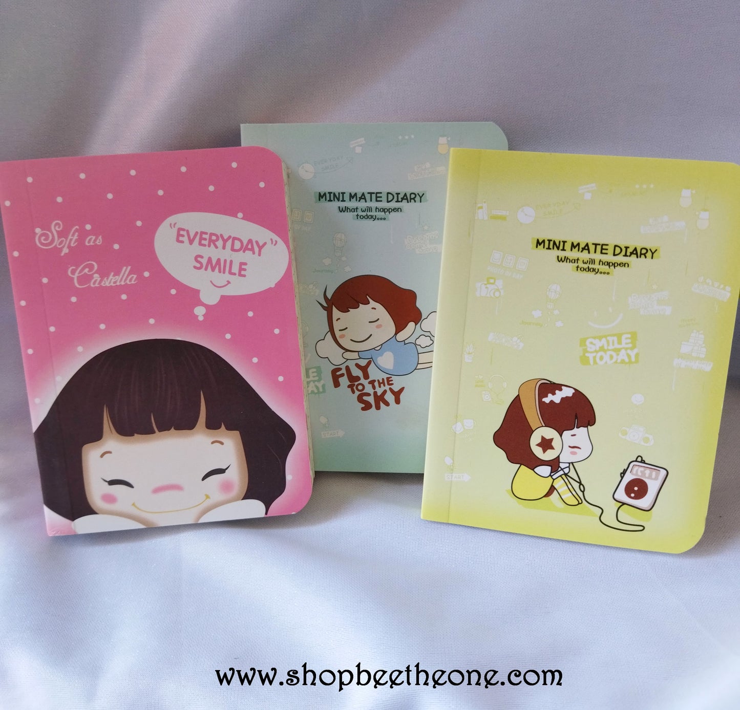 Mini Carnet/Notebook épais Cookyshop - 3 coloris