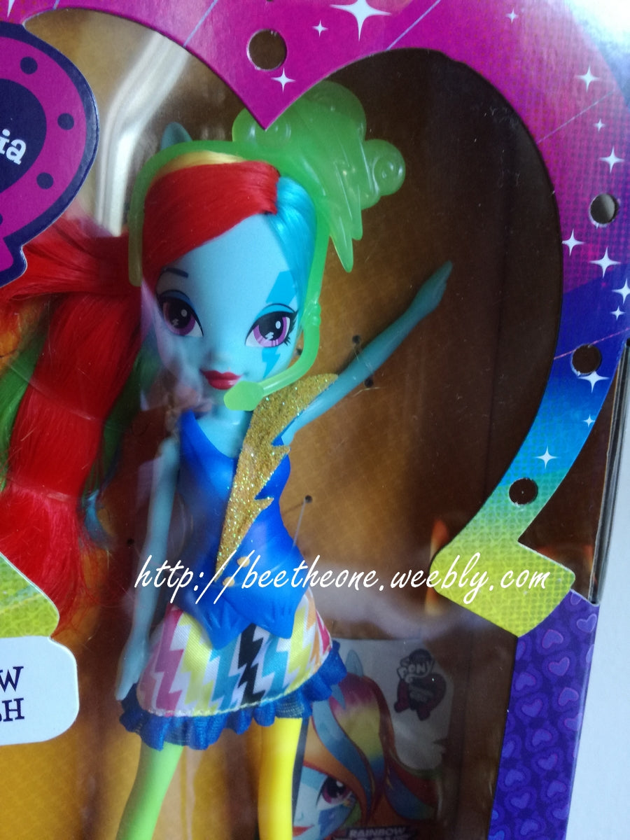 Poupée Equestria Girl Look Fluo - Hasbro - 2014 - Rainbow Dash