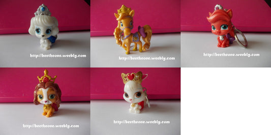Porte-clés figurines Animaux de princesse - 5 modèles au choix