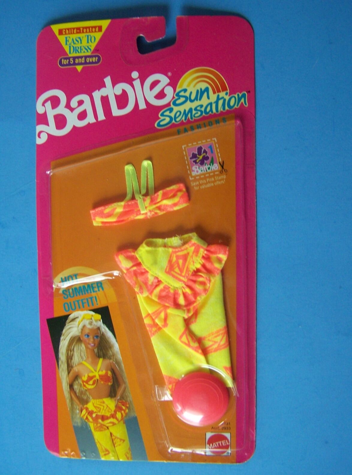 Habillage Barbie Sun Sensation #2931 - Mattel 1991 - Vêtement