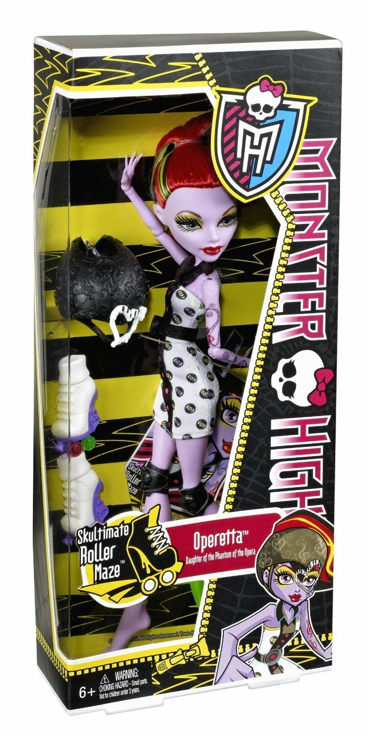 Operetta Skulltimate Roller Maze - Mattel 2012 - Poupée - Vêtement - Accessoire