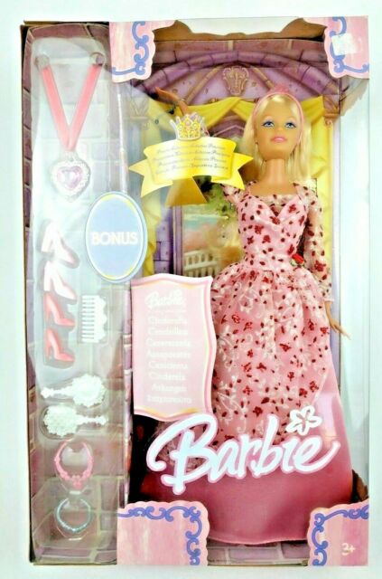 Barbie Collection Princesse - Cendrillon - Mattel 2004 - Exclusivité Europe - Robe