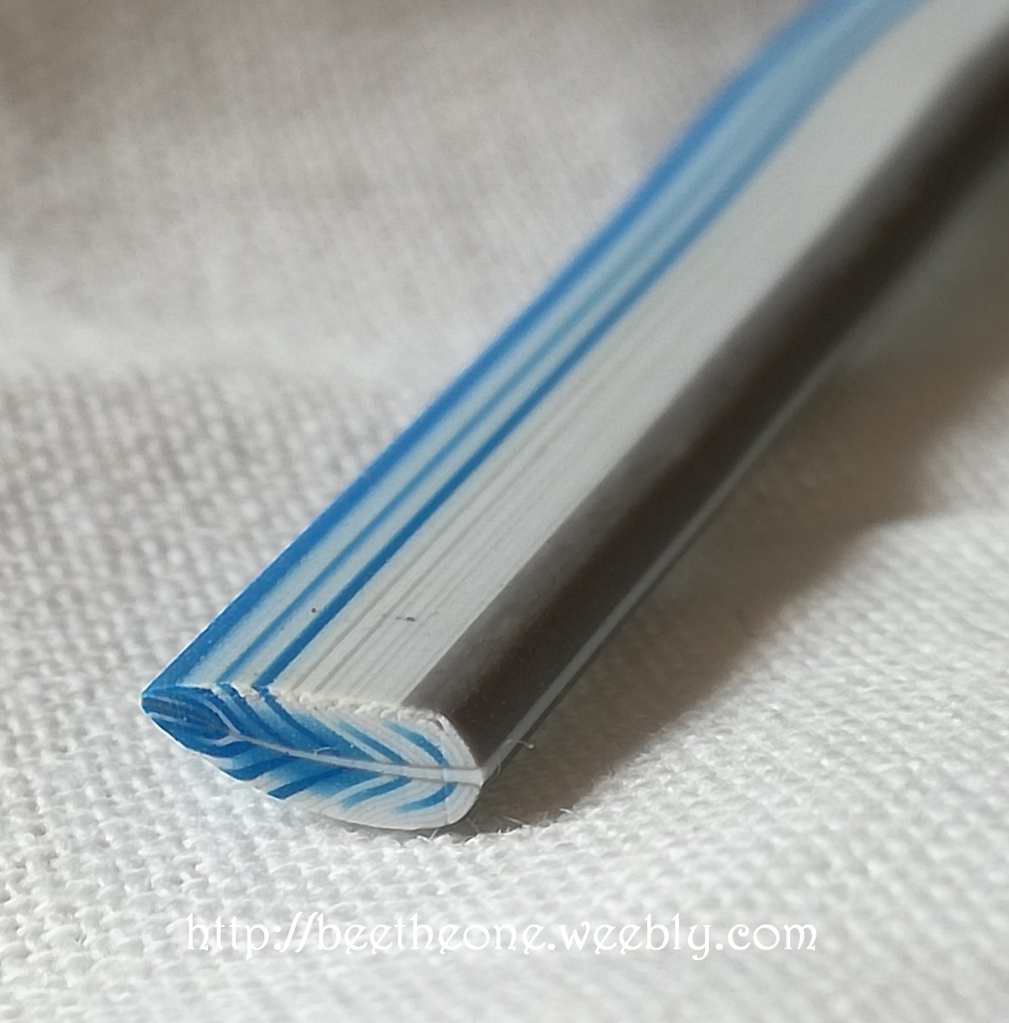 Canne Bâton Fimo Pâte Polymère - Plume longue pointue (3 coloris)