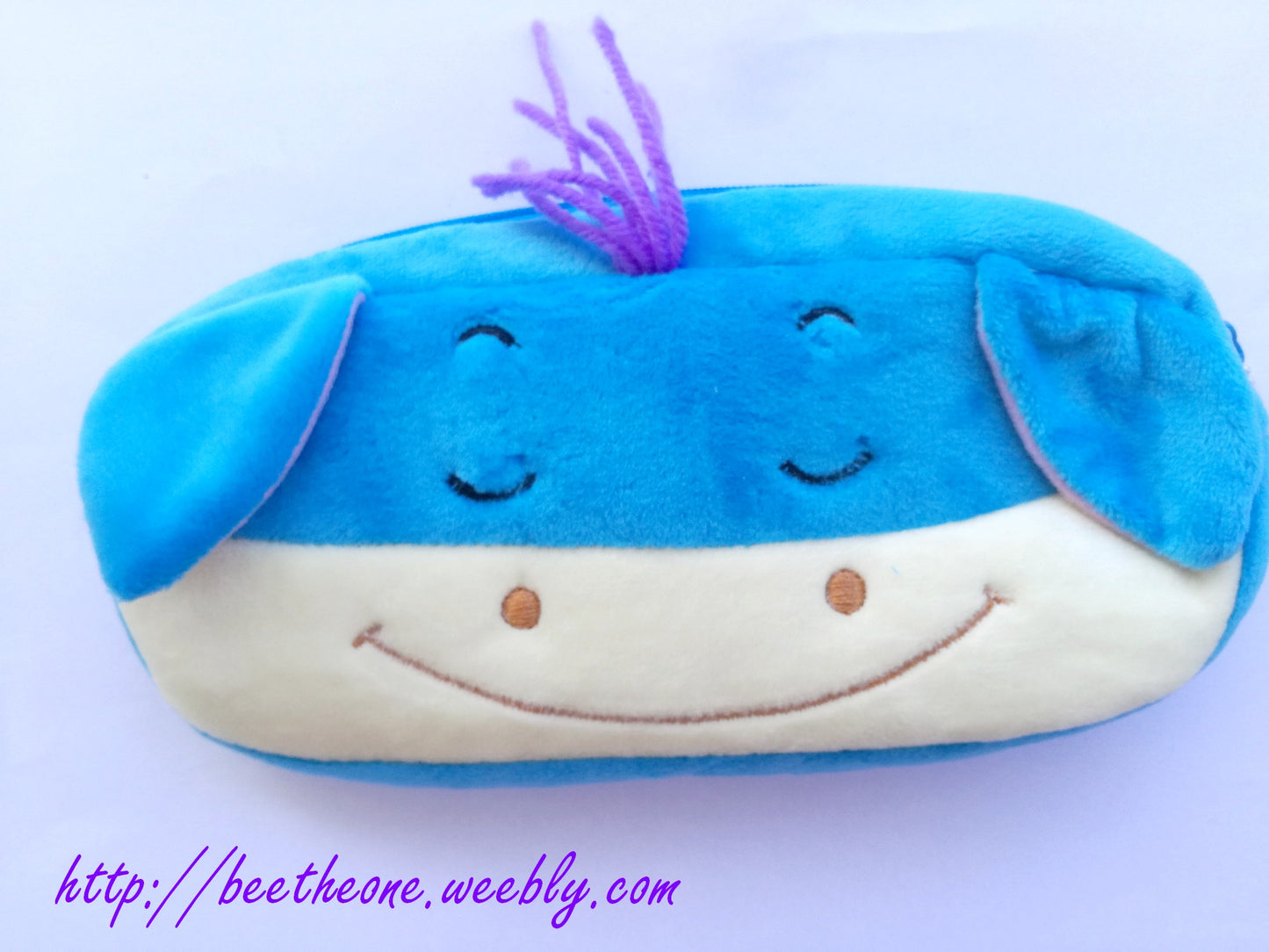 Trousse kawaii Cochonnet ou Bourriquet en peluche