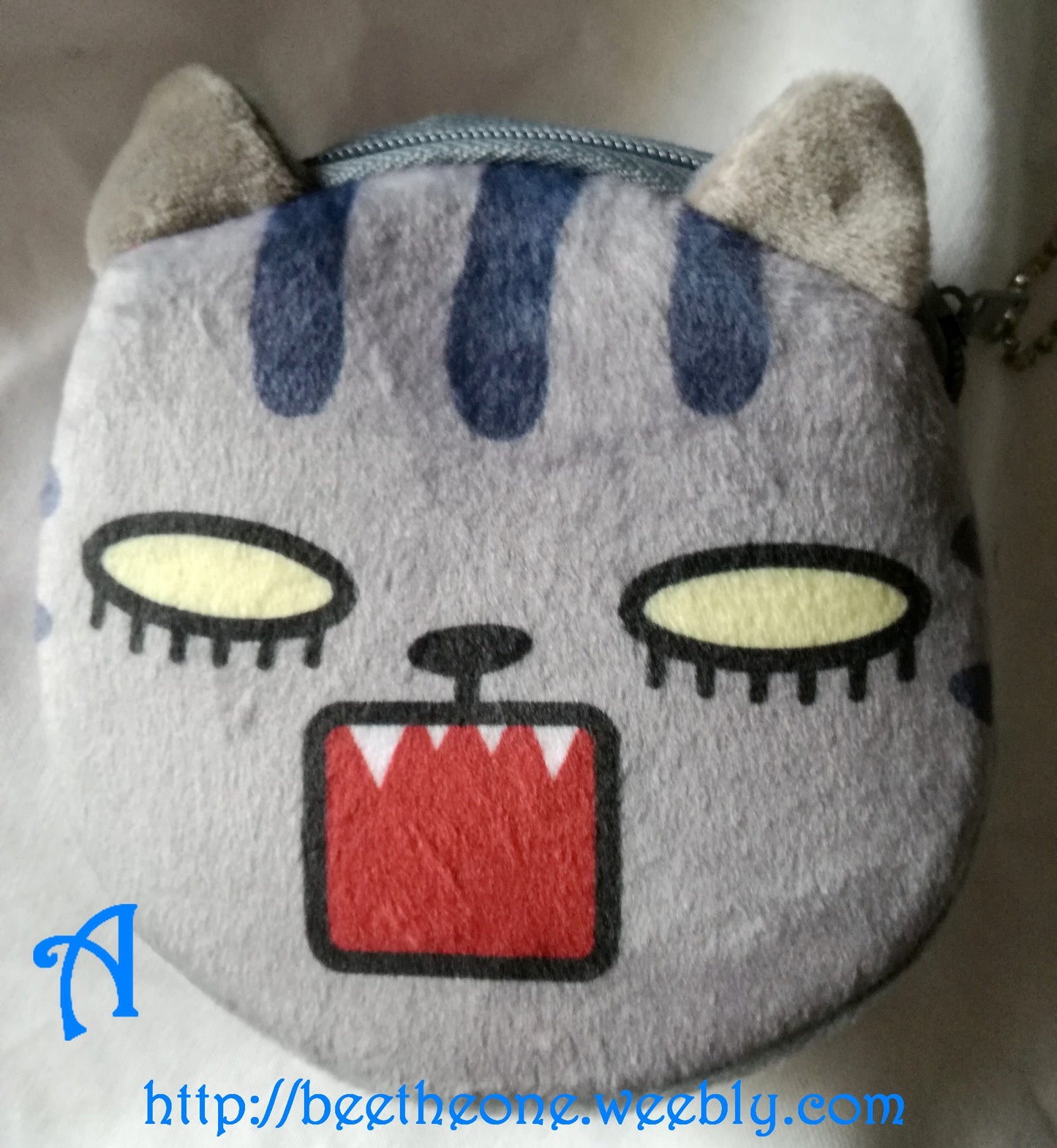 Porte-monnaie kawaii Chat emoji en peluche - 2 modèles
