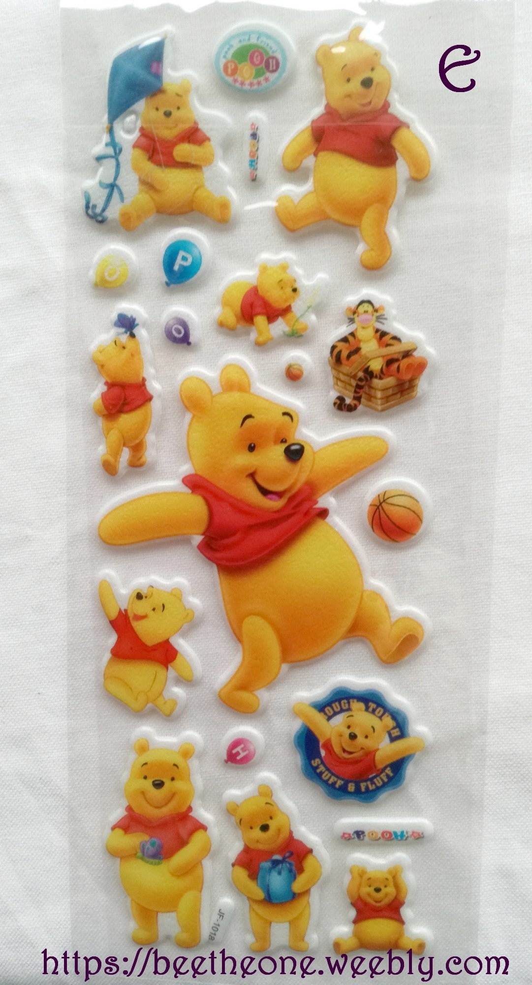 Planche de stickers Ourson - 5 modèles