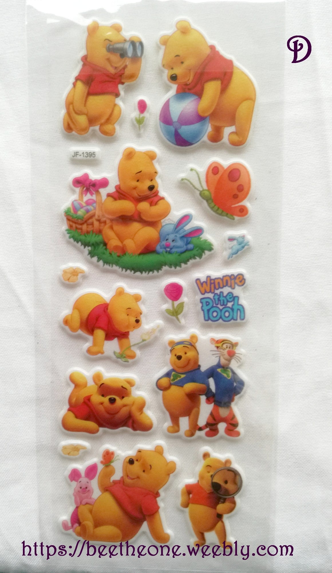 Planche de stickers Ourson - 5 modèles