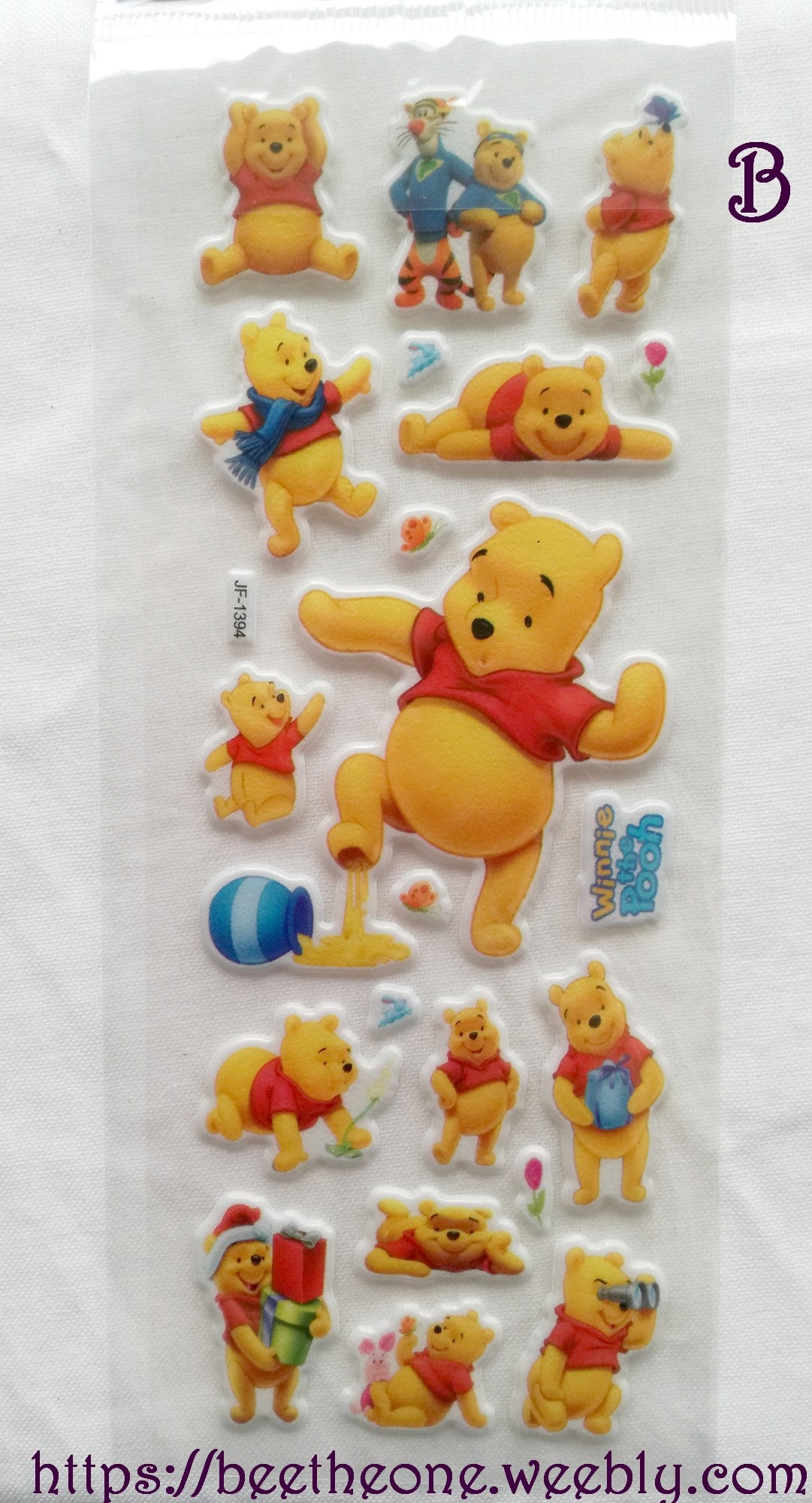 Planche de stickers Ourson - 5 modèles
