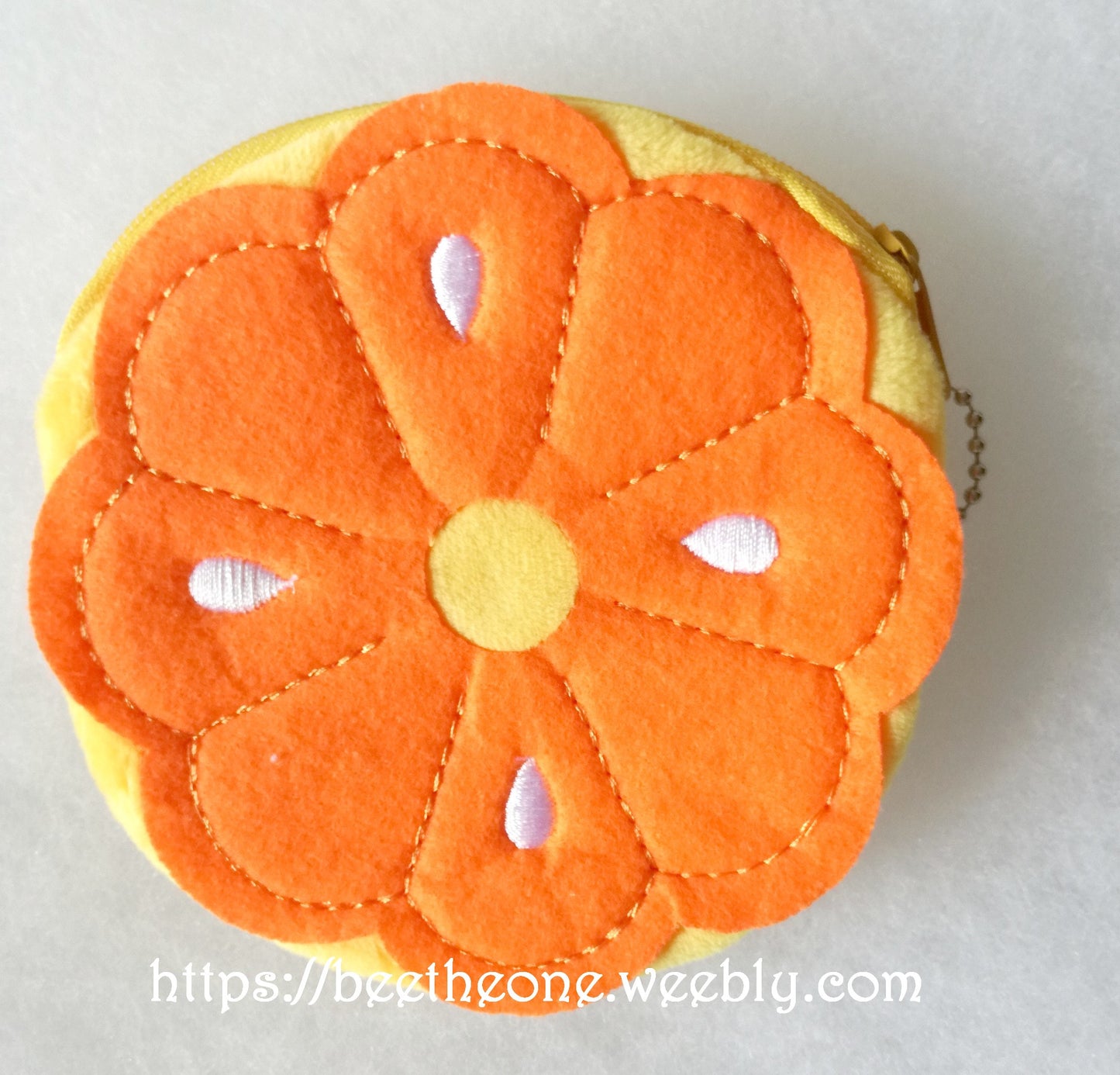 Porte-monnaie kawaii Fruit exotique en peluche - Ananas, pastèque ou orange