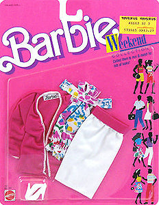 Barbie Weekend Collection #1527 - Mattel 1988 - Vêtements
