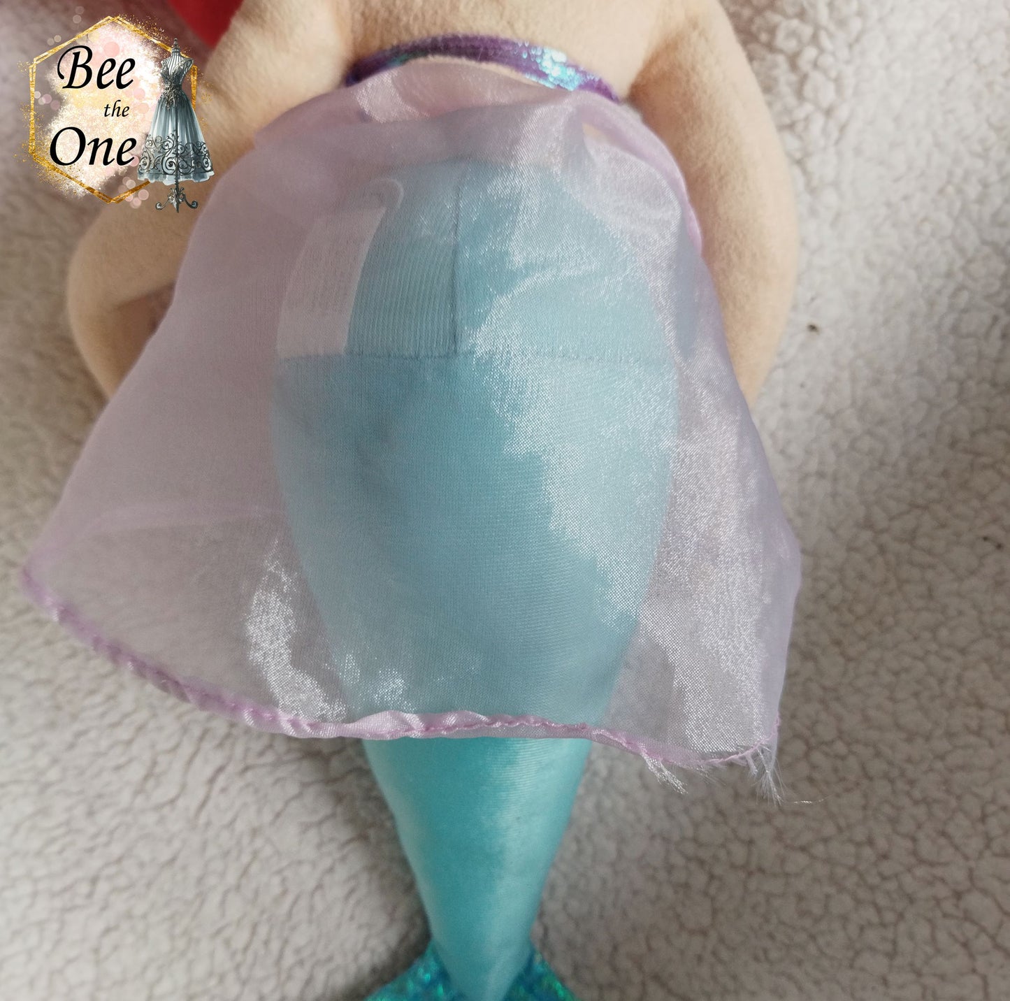 Poupée de chiffon peluche Ariel la Petite Sirène - exclusivité Disney Store 2010s - Peluche 60 cm