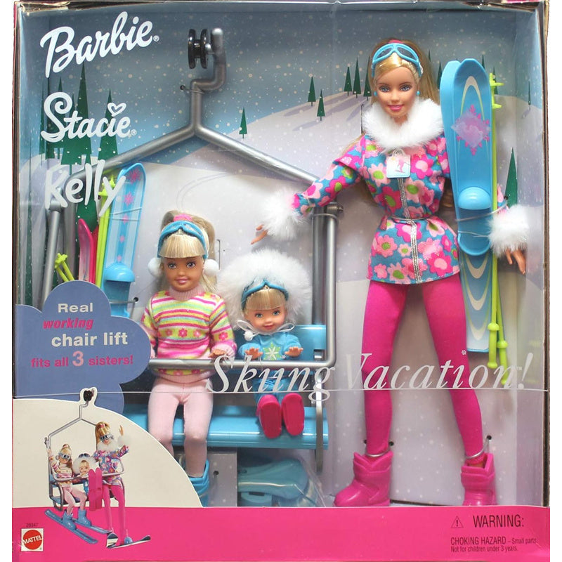 Barbie Stacie Kelly Skiing vacation - Mattel 2000 - Poupée Kelly nue