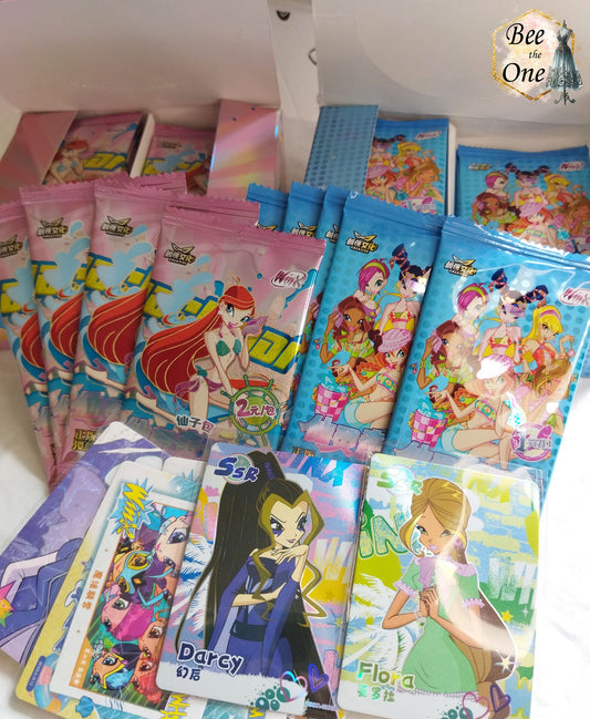 Winx Club "Fairy Wonderland" série 2024 Cartes TCG - Booster Pack Bleu ou Rose + Cartes offertes!