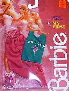 My First Barbie Easy-on Fashions #4576 + variante rare - Mattel 1987 - Vêtements