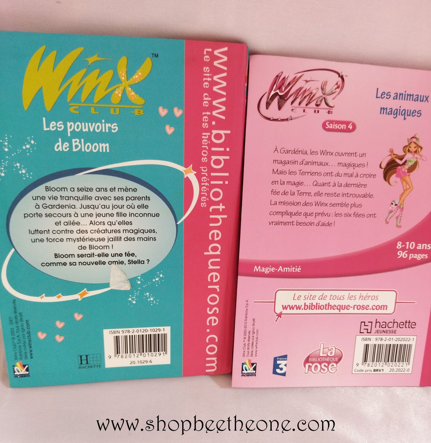 Lot de 9 Livres d'histoires "Winx Club" collection Bibliothèque rose