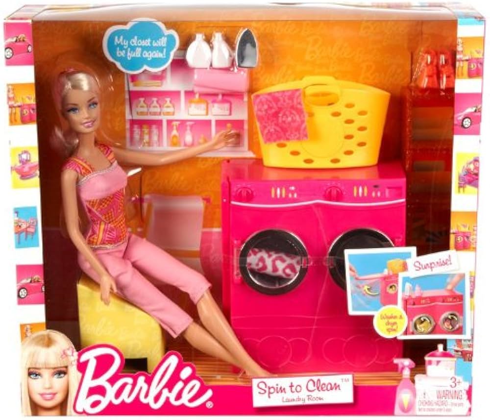 Barbie Spin to Clean Laundry room - Mattel 2010 - Vêtement