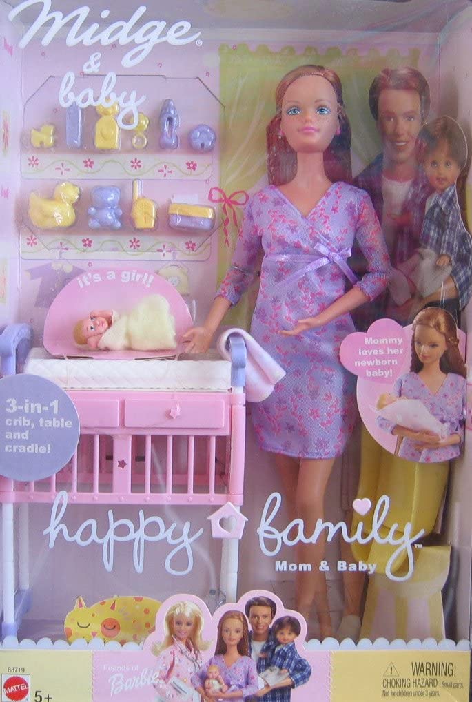 Barbie La Famille du Bonheur (Happy Family) Midge and Baby - Mattel 2003 - Chaussures - Accessoires