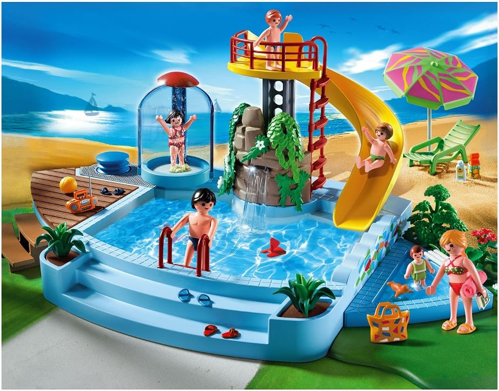 Family Fun Piscine avec toboggan 4858 - Playmobil 2010 - Figurine Klicky Fille 30 11 2160