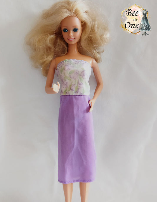 Barbie Pretty Choices Fashions (Habillage Collection Printemps) #4127 - Mattel 1987 - Vêtement