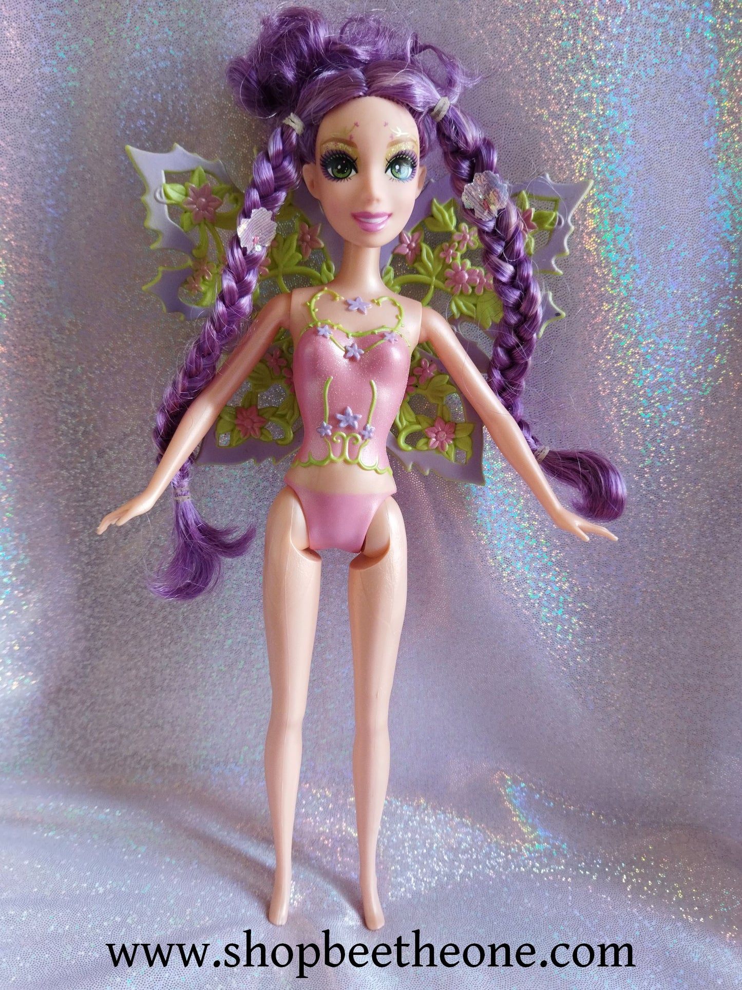 Barbie Fairytopia Magie de l'Arc-en-ciel Fée Printemps Glee - Mattel 2007 - Poupée - vêtement