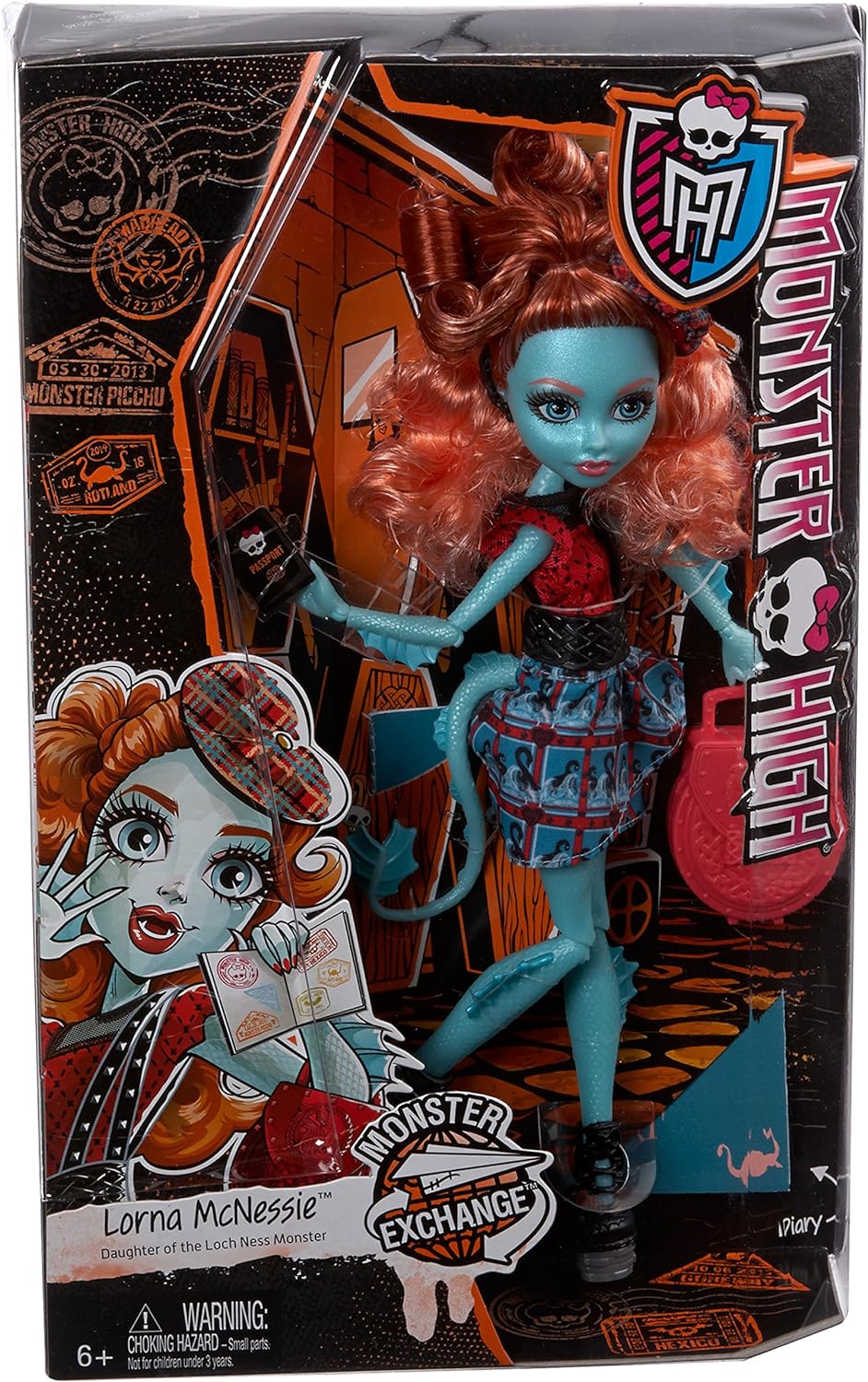 Lorna McNessie Monster Exchange - Mattel 2014 - Vêtement - Accessoire