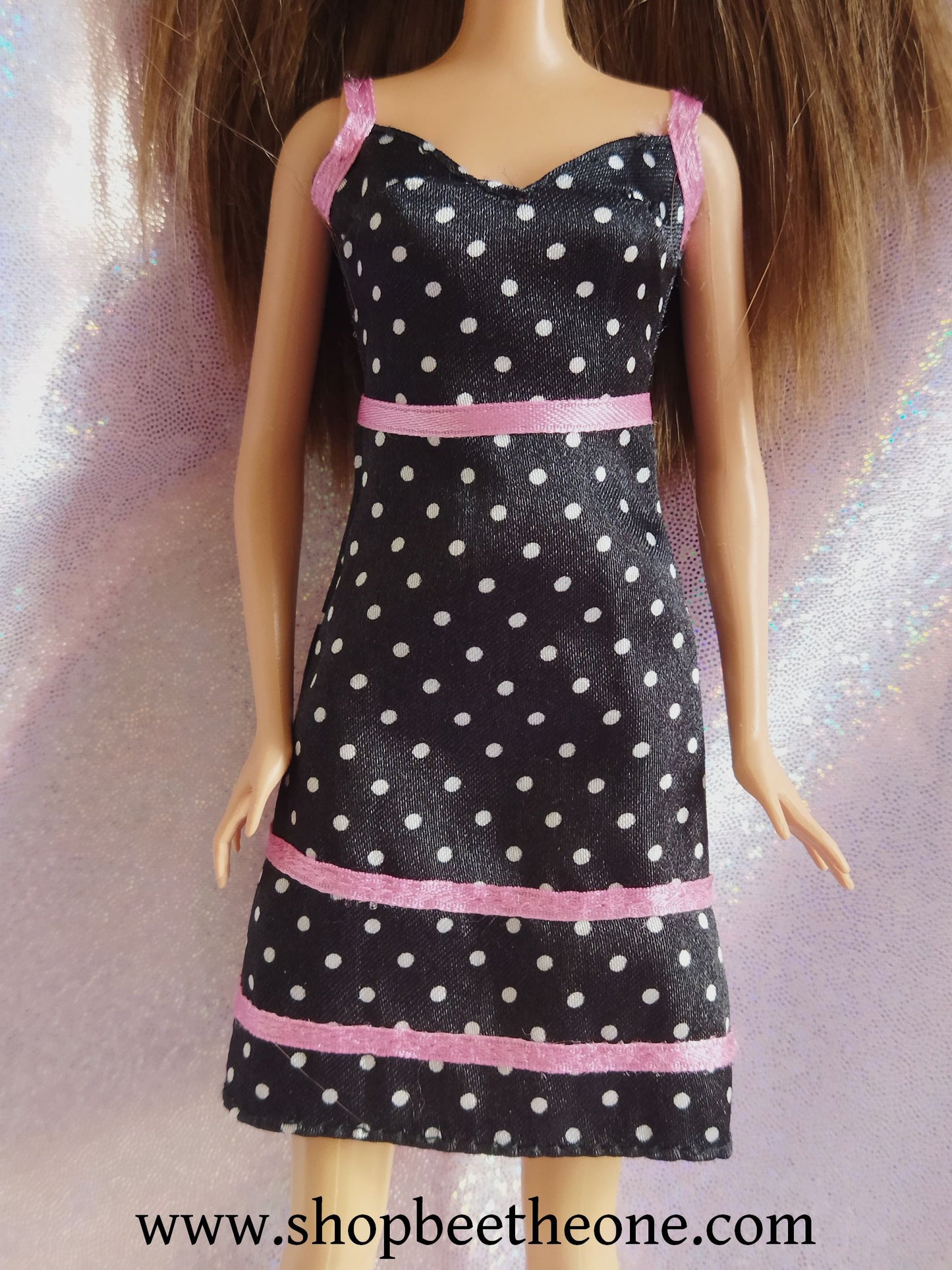 Barbie Fashion "Robe noire à pois" / Vie de rêve "Barbie en montgolfière" - Mattel 2005/2006 - Vêtement