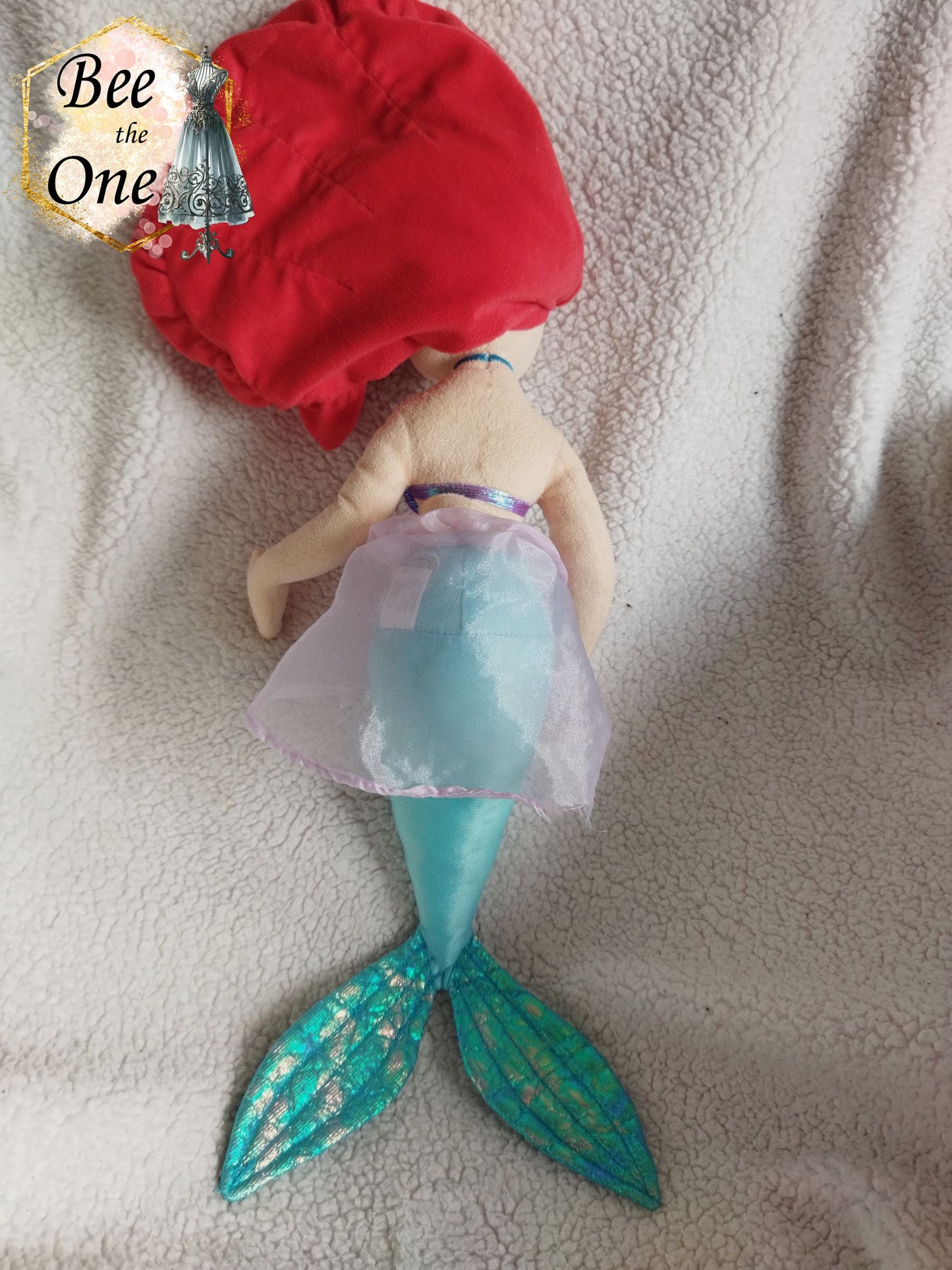 Poupée de chiffon peluche Ariel la Petite Sirène - exclusivité Disney Store 2010s - Peluche 60 cm