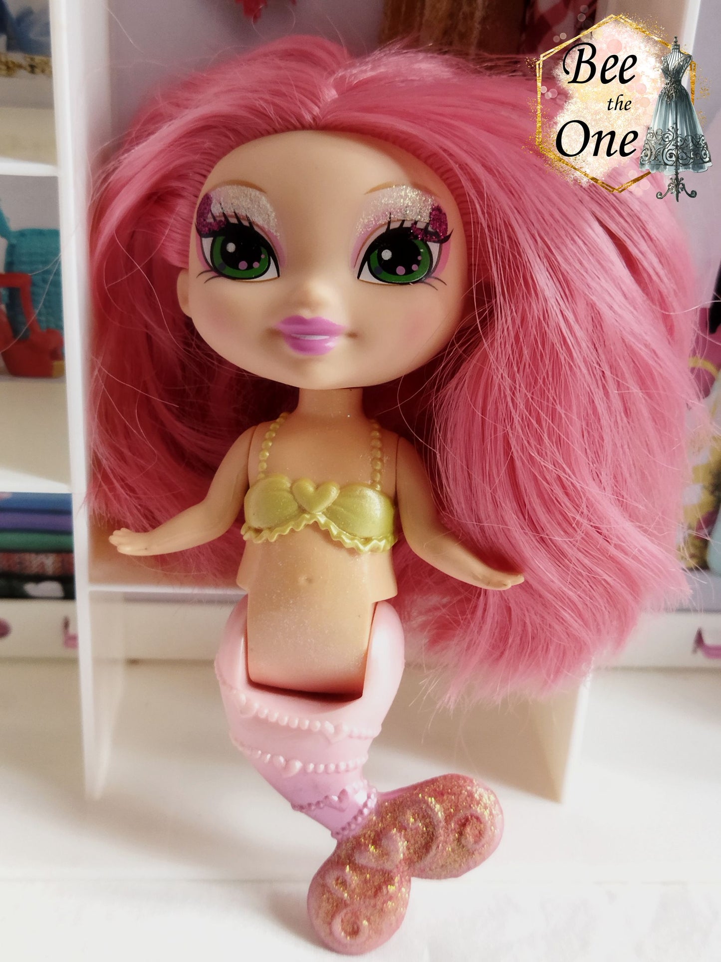 Barbie Mermaidia Merfairies - Sirène fée rose - Mattel 2006 - Poupée