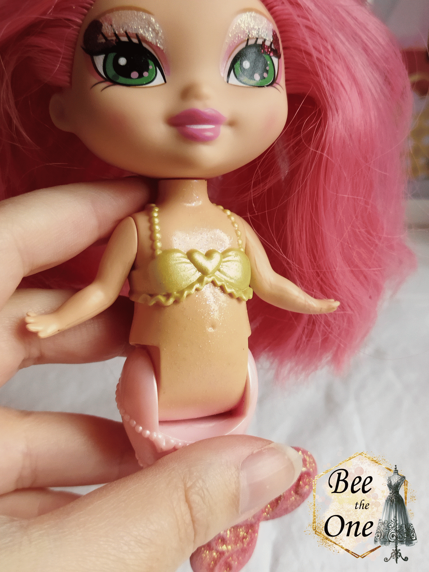 Barbie Mermaidia Merfairies - Sirène fée rose - Mattel 2006 - Poupée