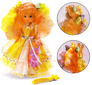 Lady Lovely Locks (Dame Boucleline) Maiden Curly-Crown - Mattel 1987 - Vêtement