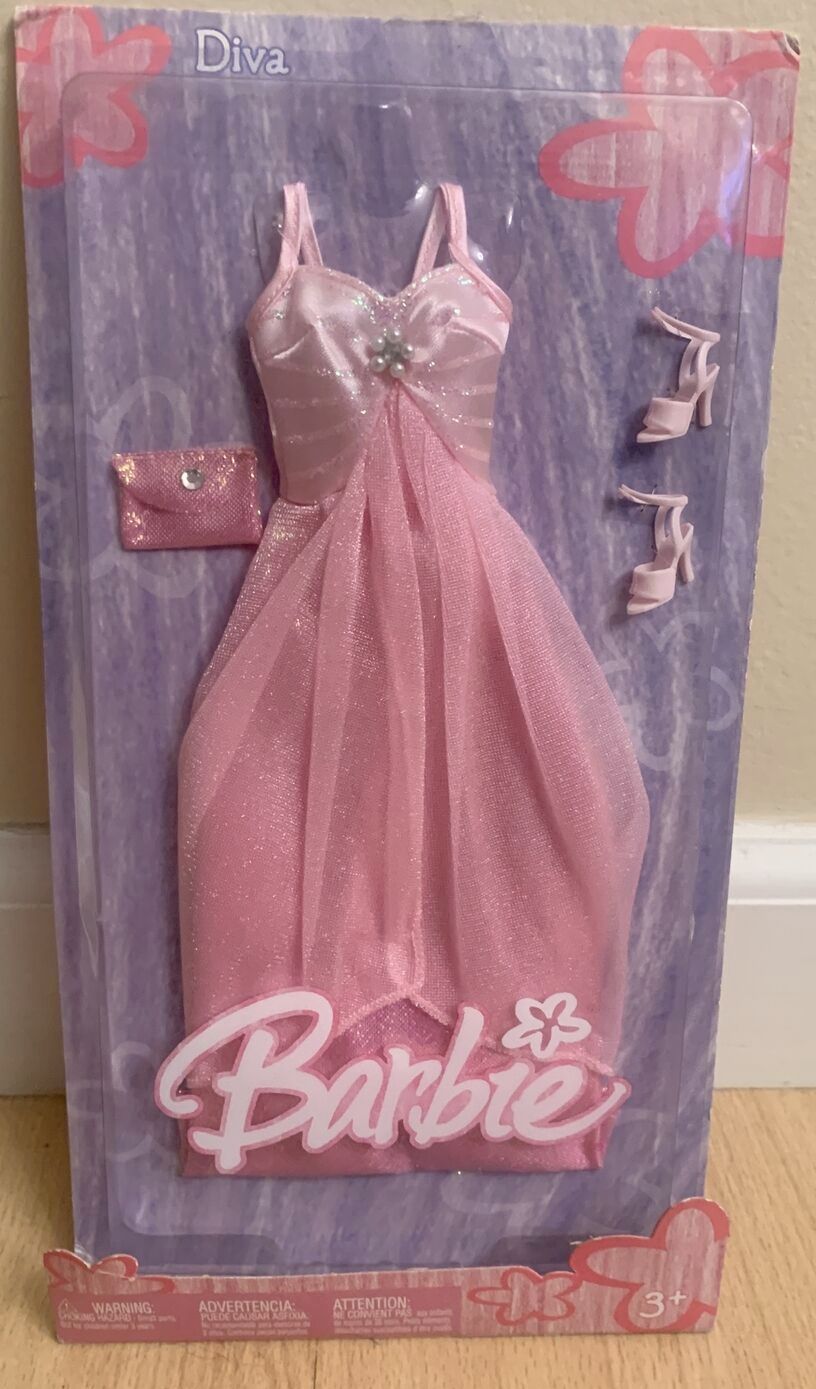 Barbie Diva Fashion "Robe rose" - Mattel 2005 - Vêtement