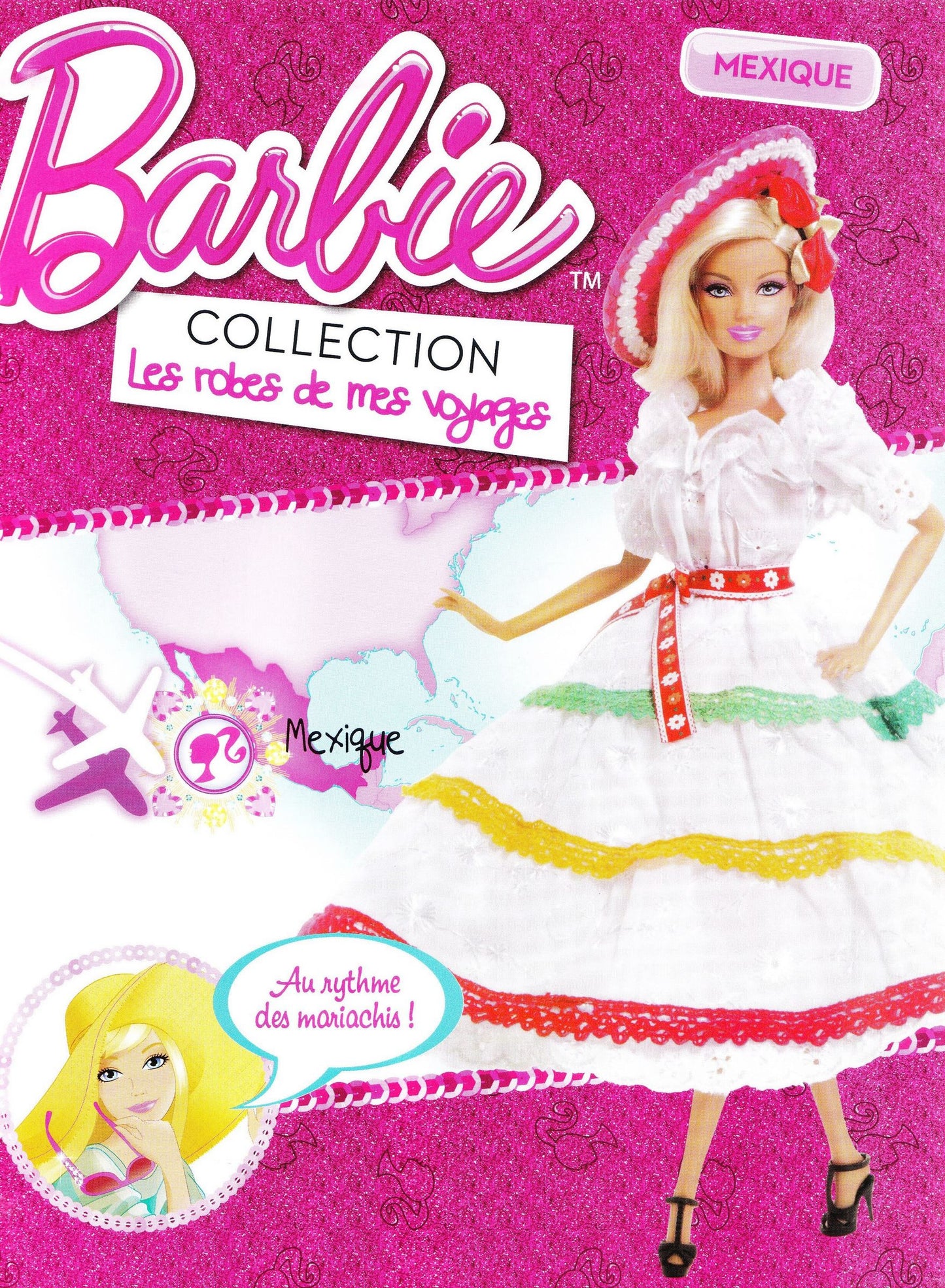 Barbie Les Robes de mes Voyages - Bulgarie et Mexique - RBA 2015 - Vêtements