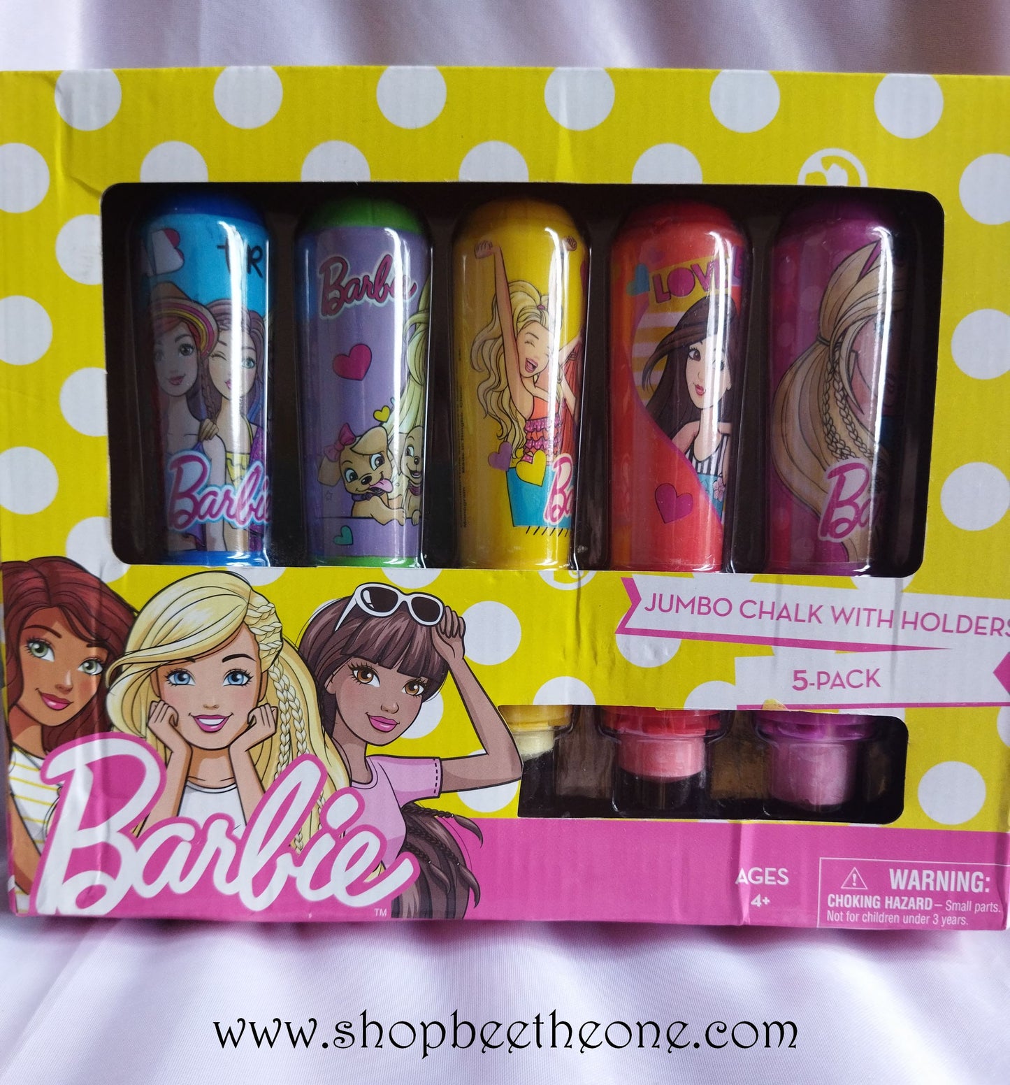 Set de 5 Craies géantes Barbie - 2016