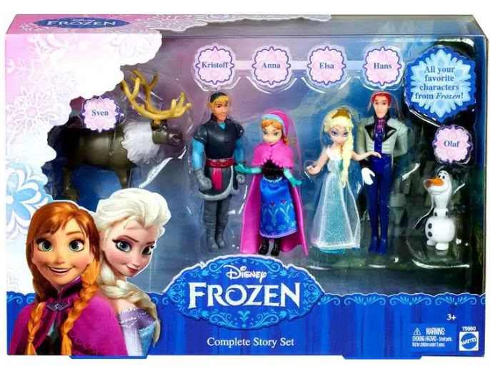 Disney Frozen Complete Story set - Mattel 2014 - Figurine Elsa