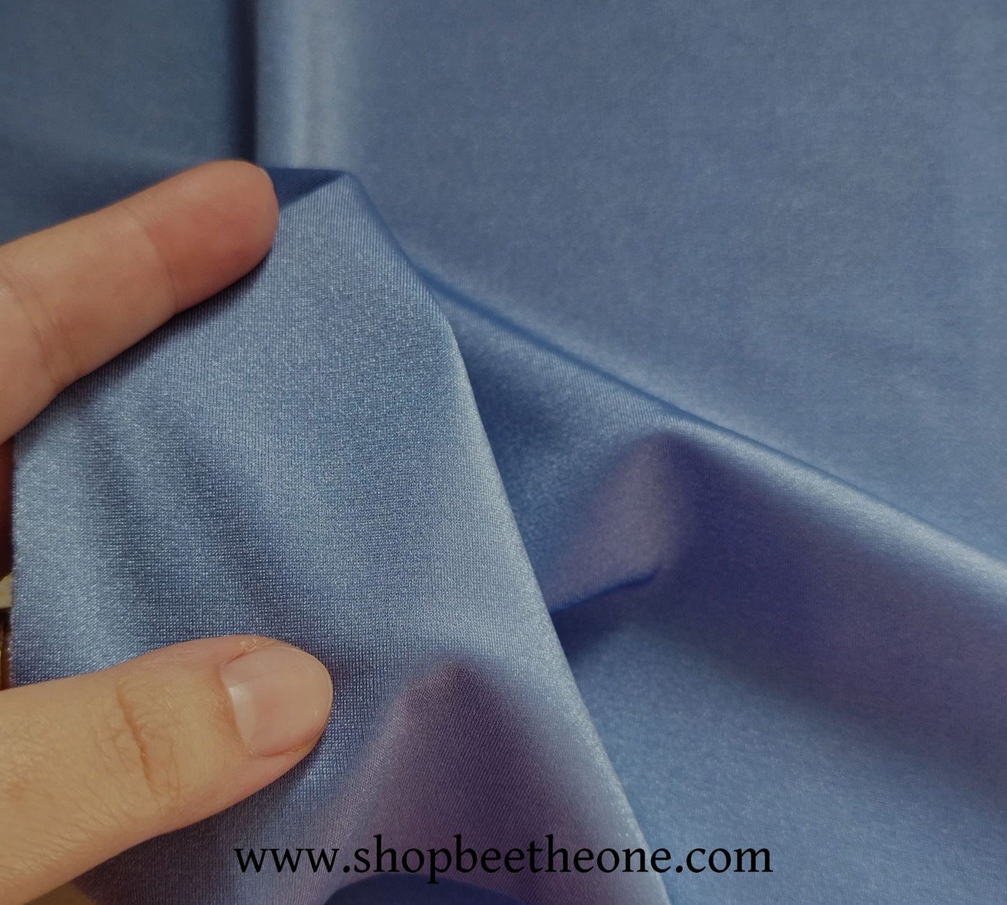 Coupon de tissu maille Jersey synthétique stretch (tissu maillot de bain, yoga..) - 25 x 25 cm ou 50 x 50 cm - 2 coloris