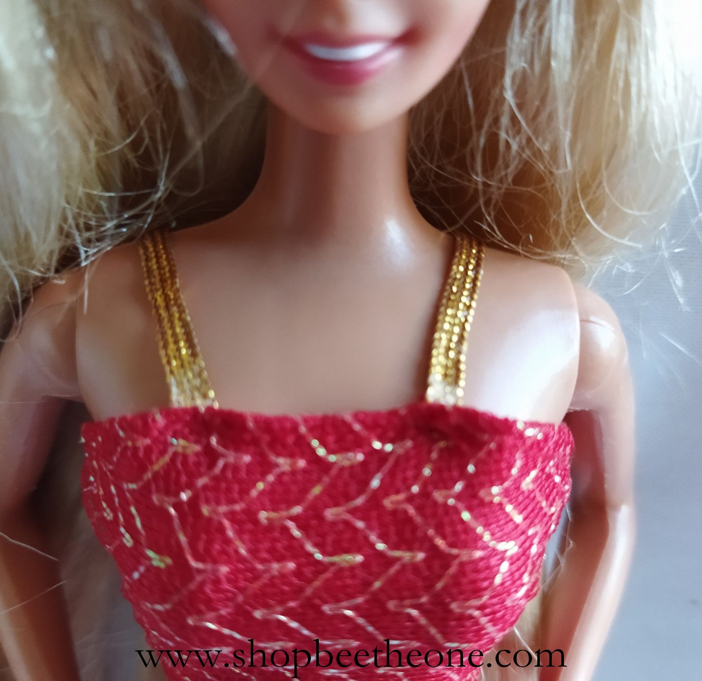 Barbie Habillage Collection Elégance (City Lights Fashions) #864 "rouge" - Mattel 1992 - Robe