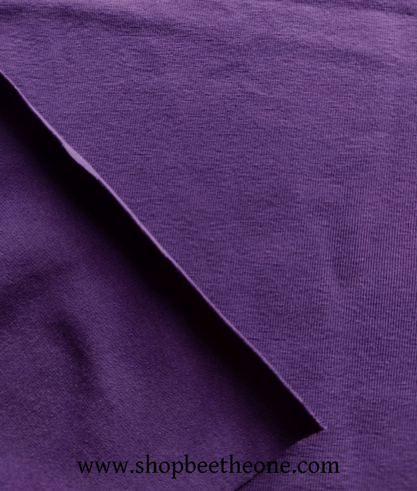 Coupons de tissu maille jersey coton stretch - violet - 25 x 25 cm ou 50 x 50 cm