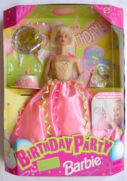 Barbie Birthday Party - Mattel 1998 - Vêtement - Accessoires