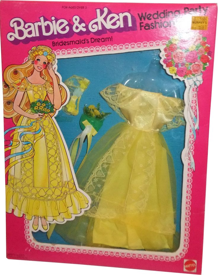 Barbie et Ken Wedding Party Fashions - Bridemaid's dreams - Mattel 1979 - Robe