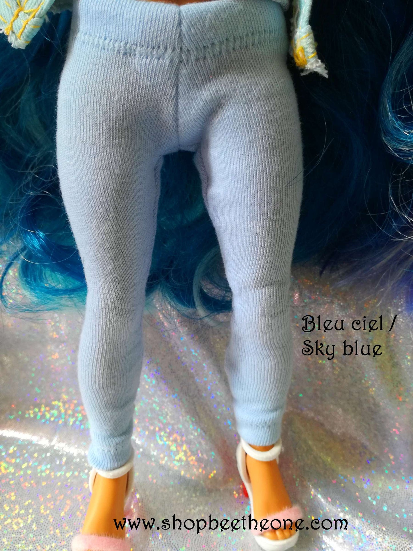 Pantalon collant leggings long pour poupées Rainbow High - 2 coloris - Collection Basics - par Bee the One