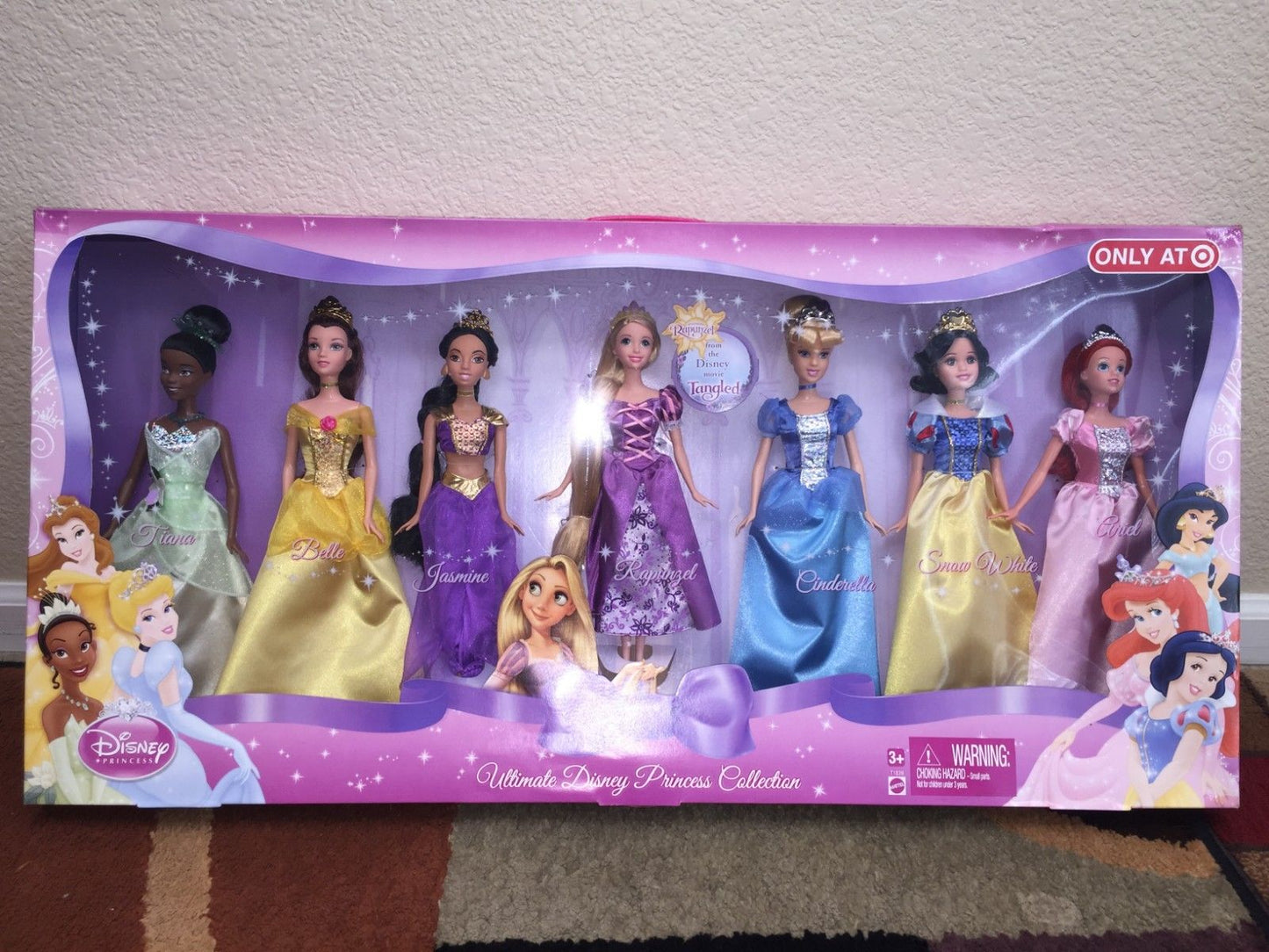Jasmine Disney Princess Ultimate Collection 7-pack - Mattel 2010 - Exclusivité USA/Australia - Poupée nue + collier