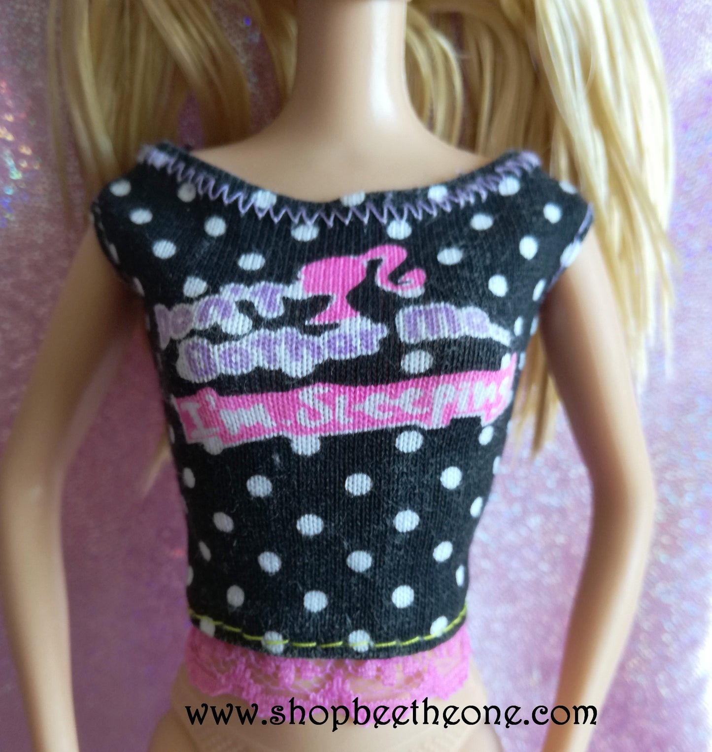 Barbie Fashionistas "Big Dreams" Sleepwear Fashion pack - Mattel 2013 - Top