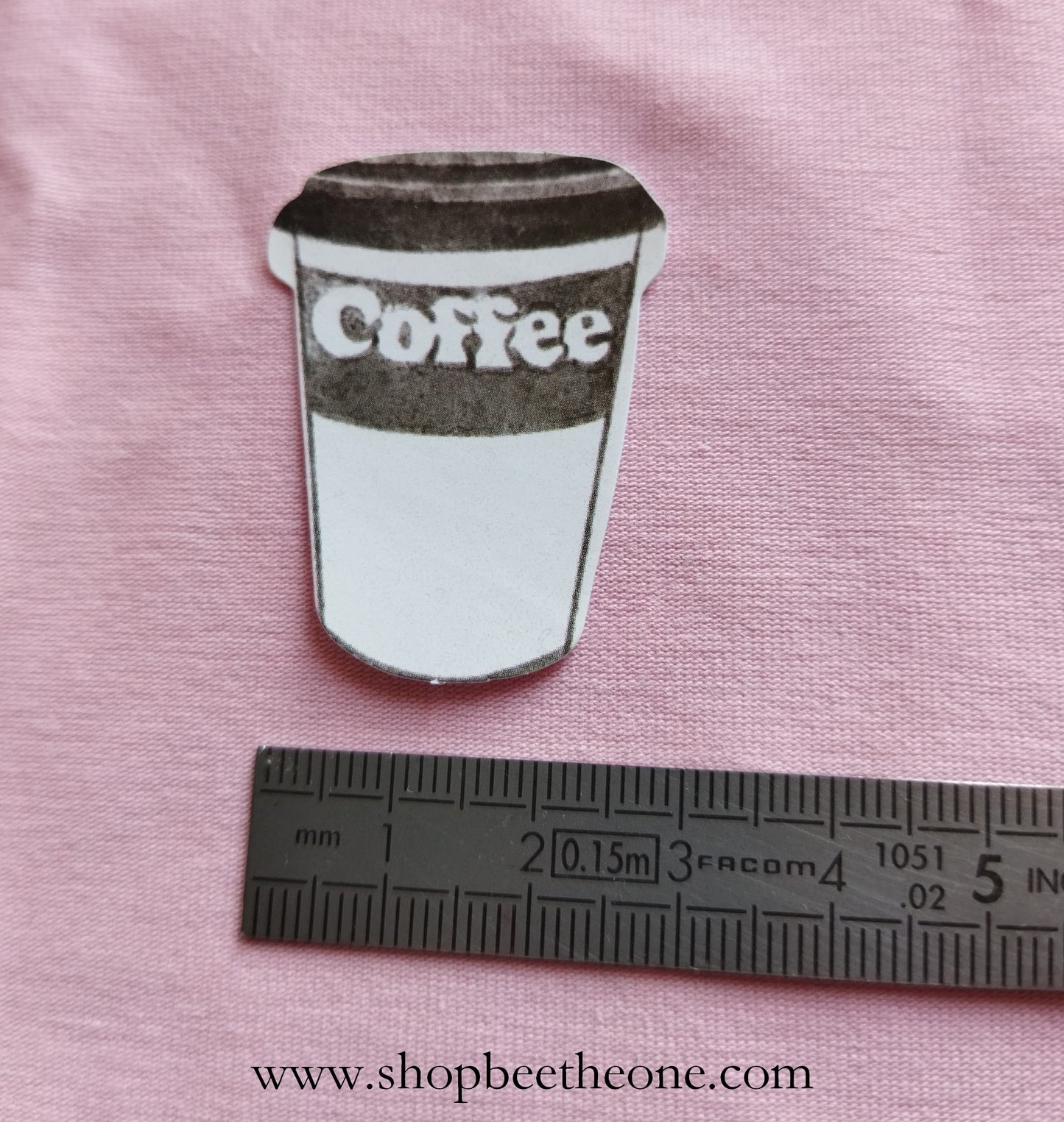 Sticker autocollant "Coffee Time!" sur papier glacé - 5 modèles