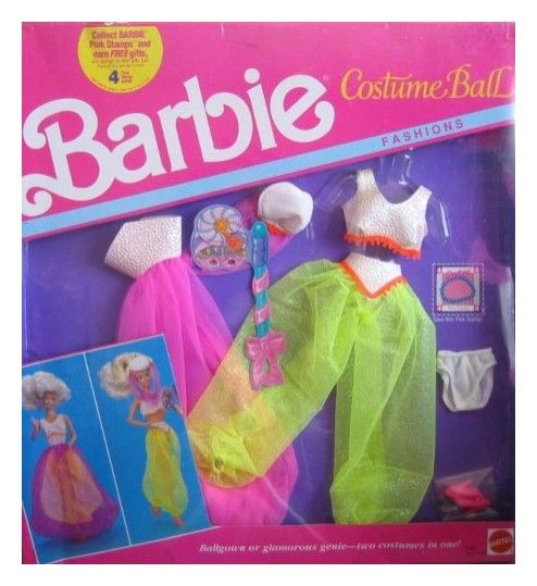 Habillage Bal Costumé (Costume Ball) Thème Génie/Robe de bal - Mattel 1990 - Vêtements